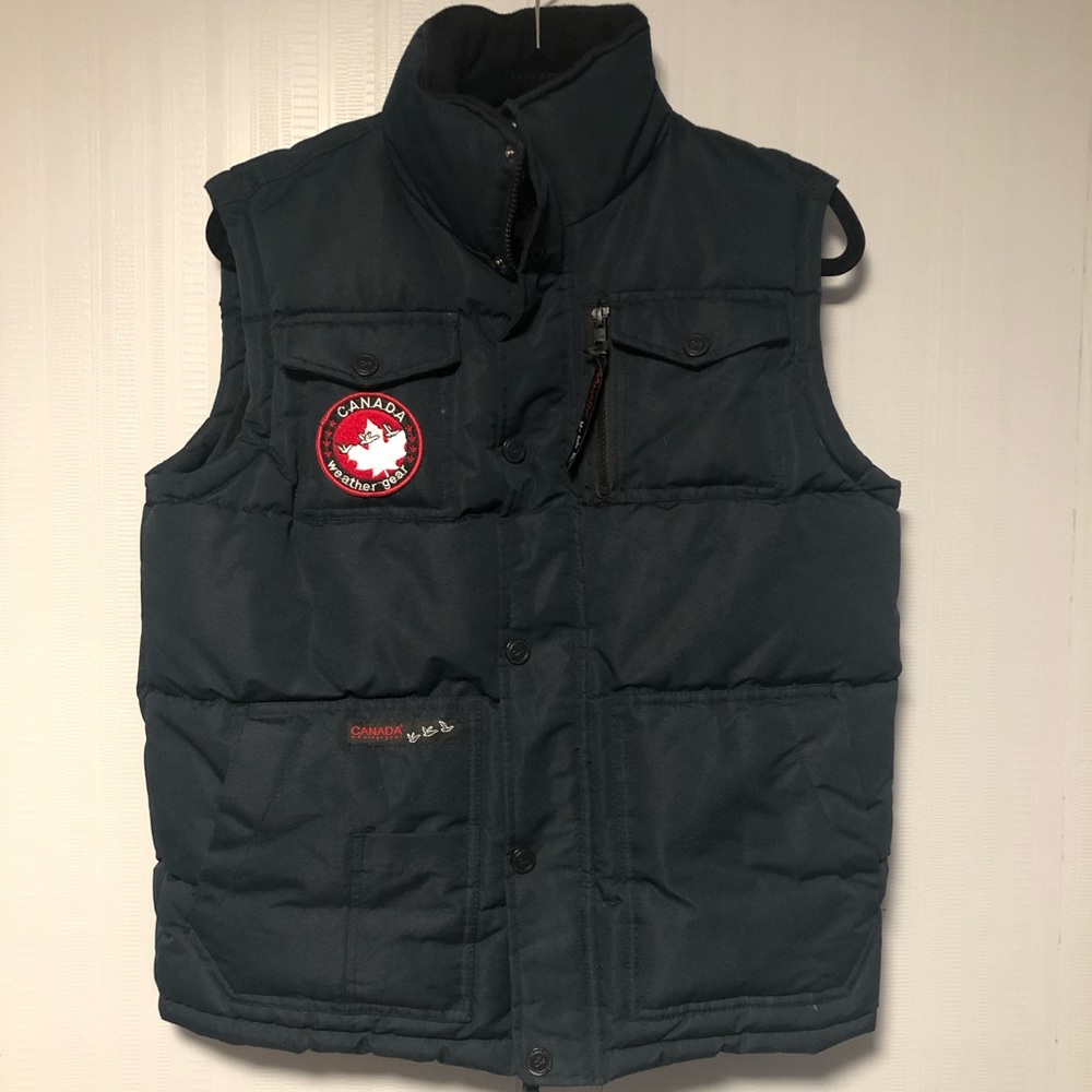 Canada Weather Gear Vest Boys Navy Blue